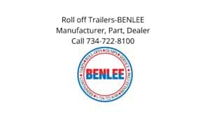 Roll off trailers, Gondola Trailers by BENLEE