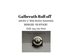 386AO 3" side roller Galbreath