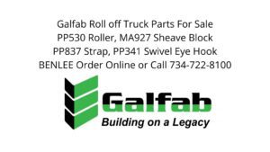 Galfab roll off truck parts