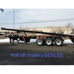 Heavy duty roll off trailer