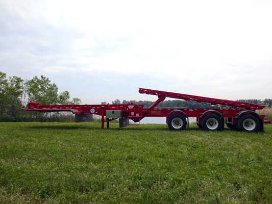 Roll-off trailer BENLEE two box trailer
